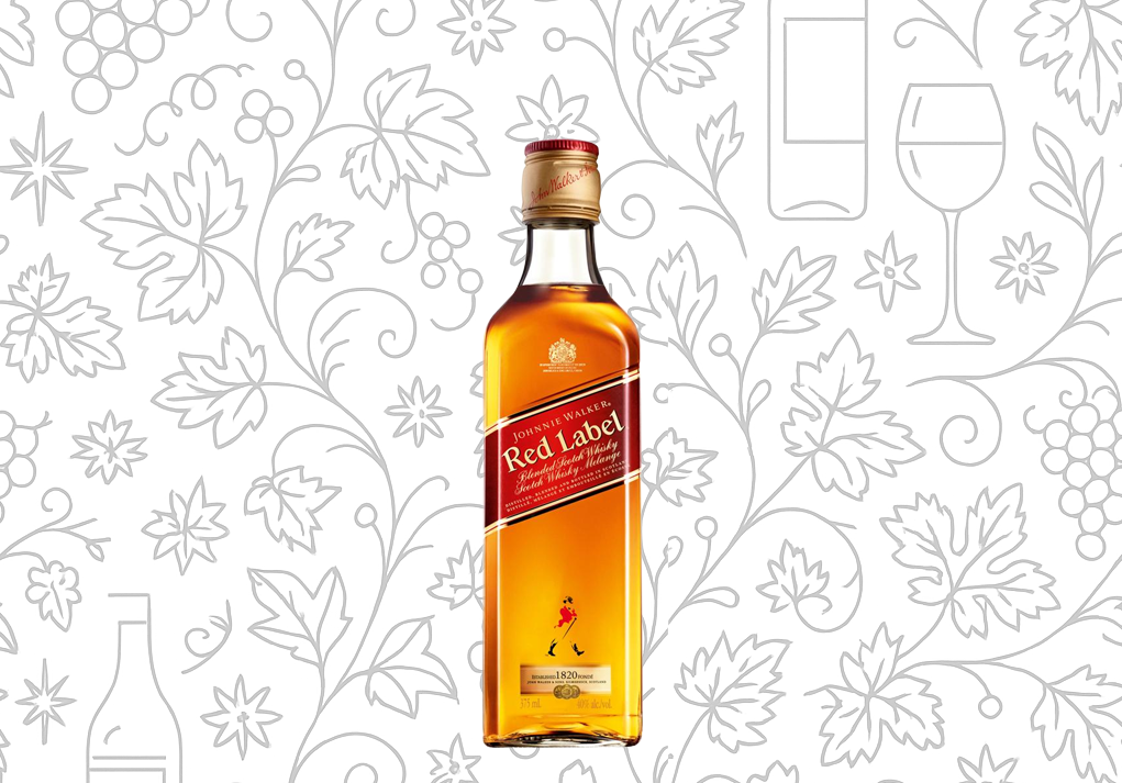 JOHNNIE WALKER RED LABEL - 1/2 Botella