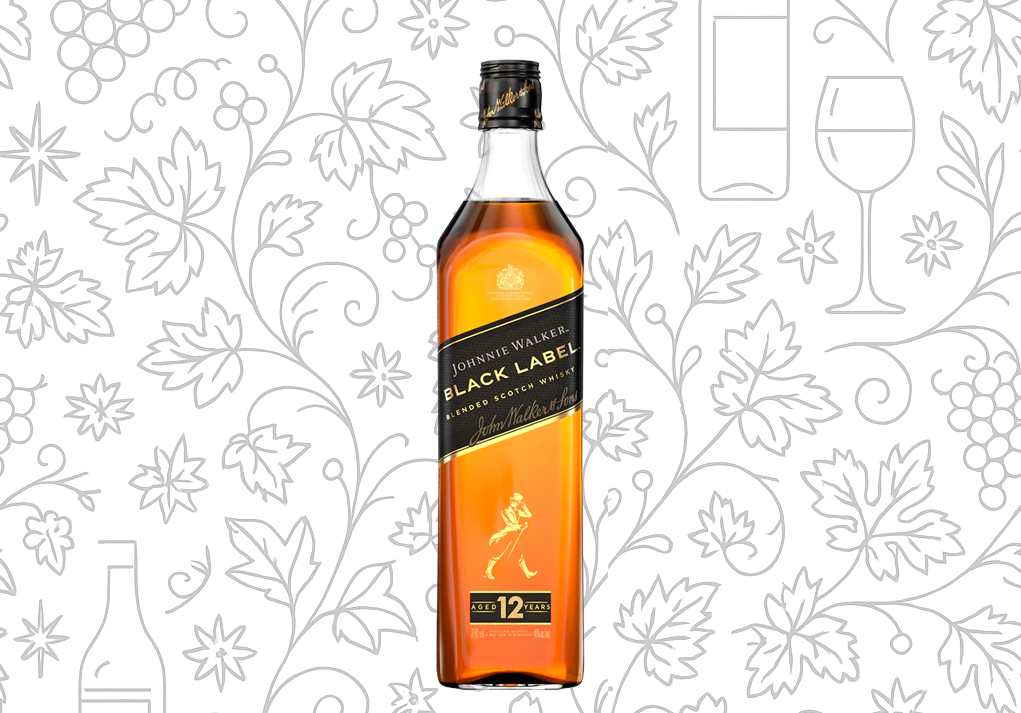 JOHNNIE WALKER BLACK LABEL - Botella