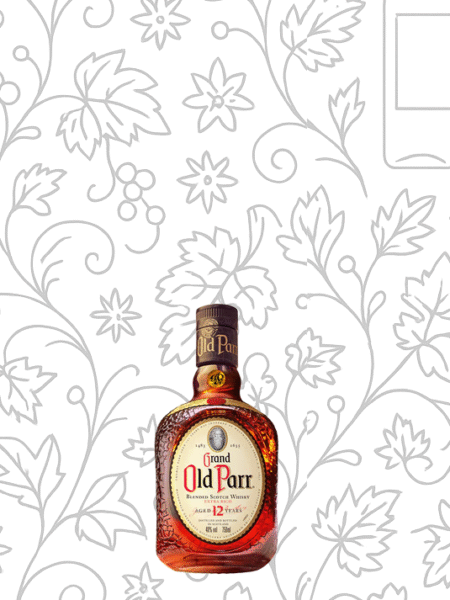 OLD PARR 12 AÑOS - 1/2 Botella