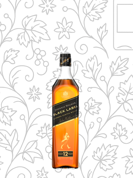JOHNNIE WALKER BLACK LABEL - 1/2 Botella